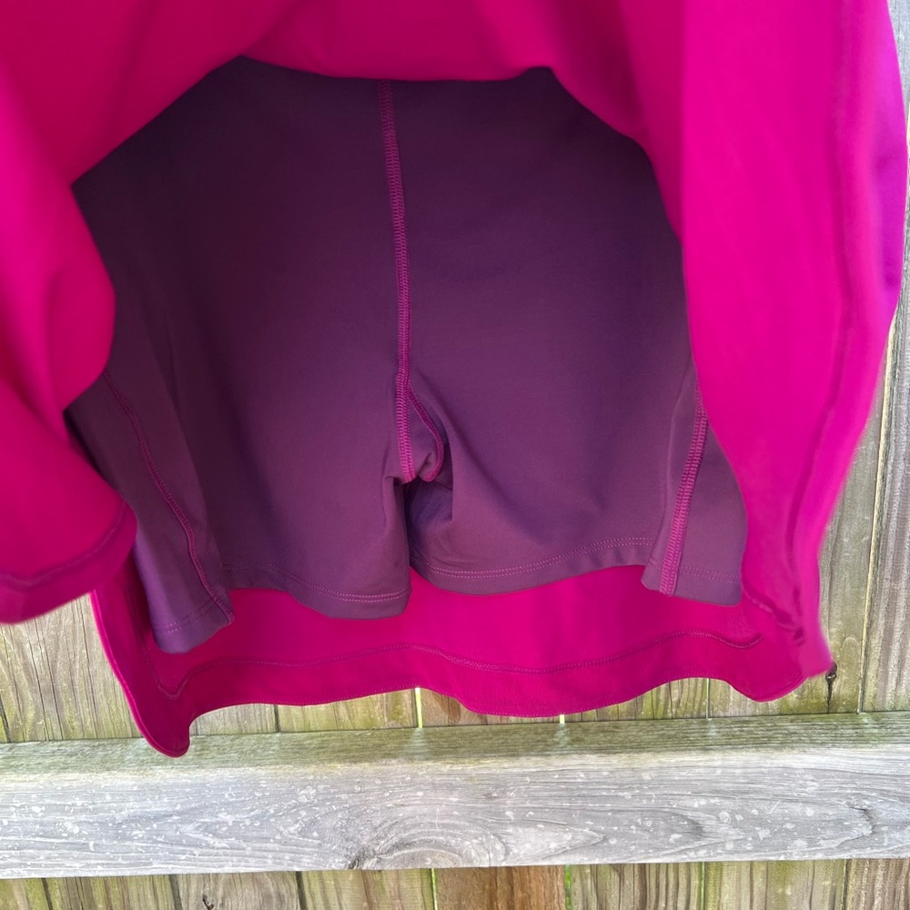 Athleta Women’s Magenta Athletic Skort with Zipper Pockets - Picture 13 of 13